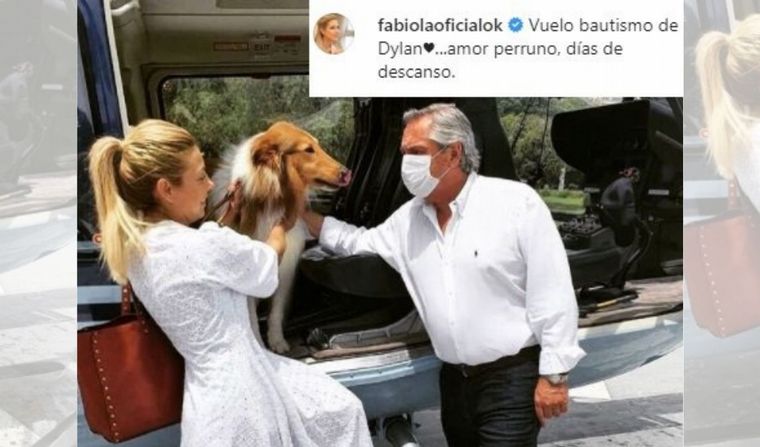 Duras críticas recibió la foto de Yáñez junto a Dylan y Alberto este sábado.