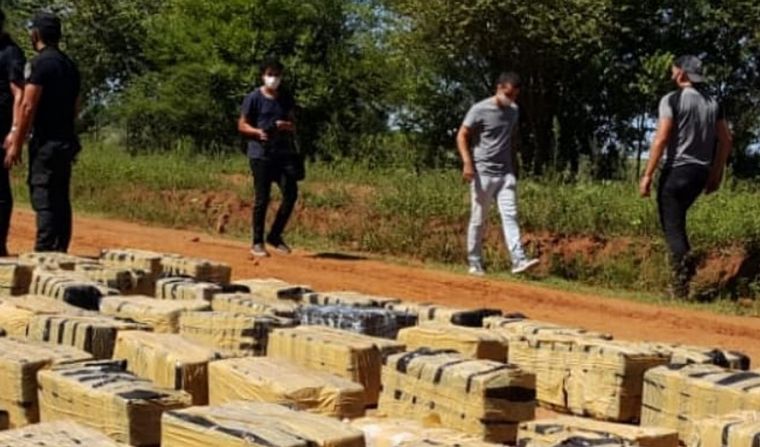 Misiones: secuestraron más de cuatro toneladas de marihuana (Foto: @MisionesPolicia)