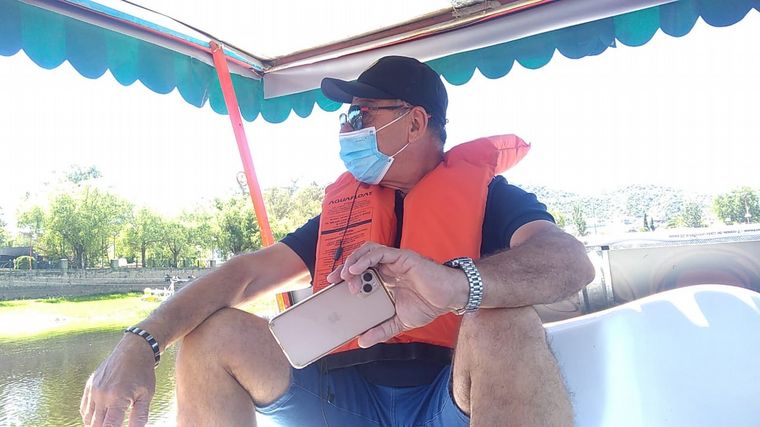 Los tres mosqueteros navegaron el San Roque en hidropedal