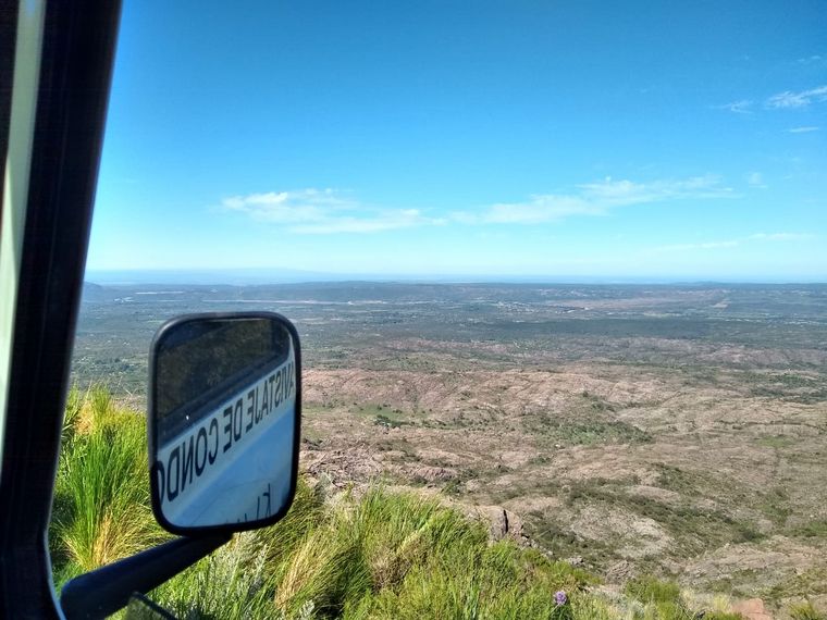 Matías Arrieta en la reserva ecológica Kuntur Huaca en Mina Clavero