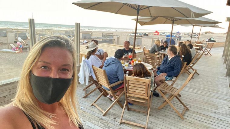 Pinamar se luce con fogones cuando cae el sol