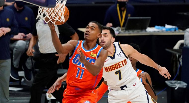 Campazzo tuvo una destacada actuación en el triunfo de Denver.