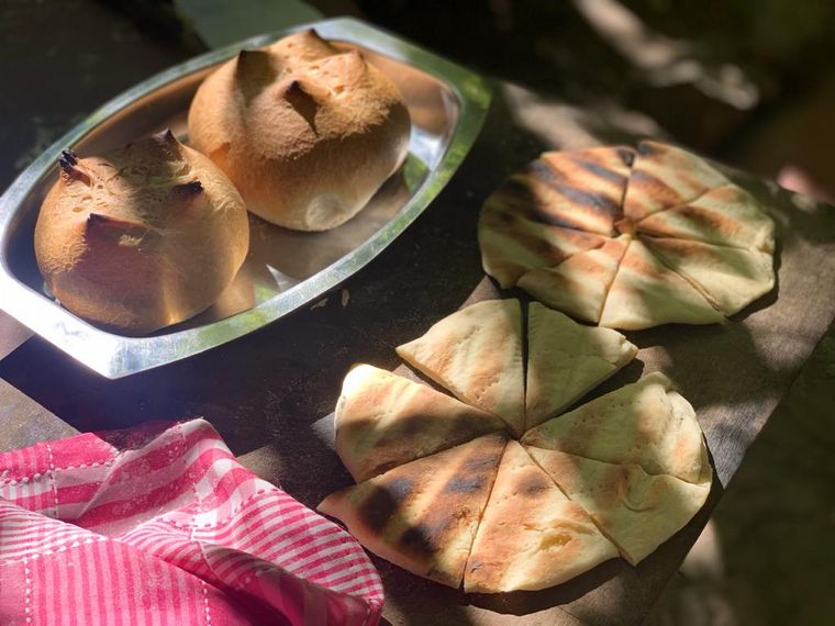 El desayuno campero de Mati Arrieta en Posada El Pucará