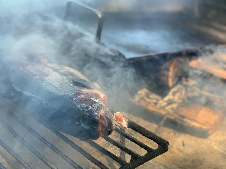 Camping Boca del Rïo, el lugar para disfrutar de truchas frescas.