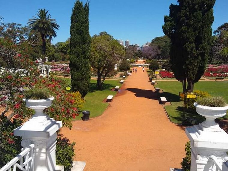 El Rosedal de Palermo en Buenos Aires