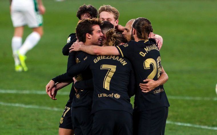 Sin Messi, Barcelona venció al Elche y escaló en la tabla