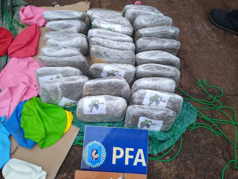 Secuestraron más de 280 panes de marihuana en la ciudad de Puerto Iguazú