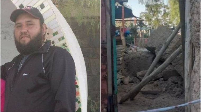 Murió cuando le ayudaba a su tío a reparar una casa afectada por el terremoto.