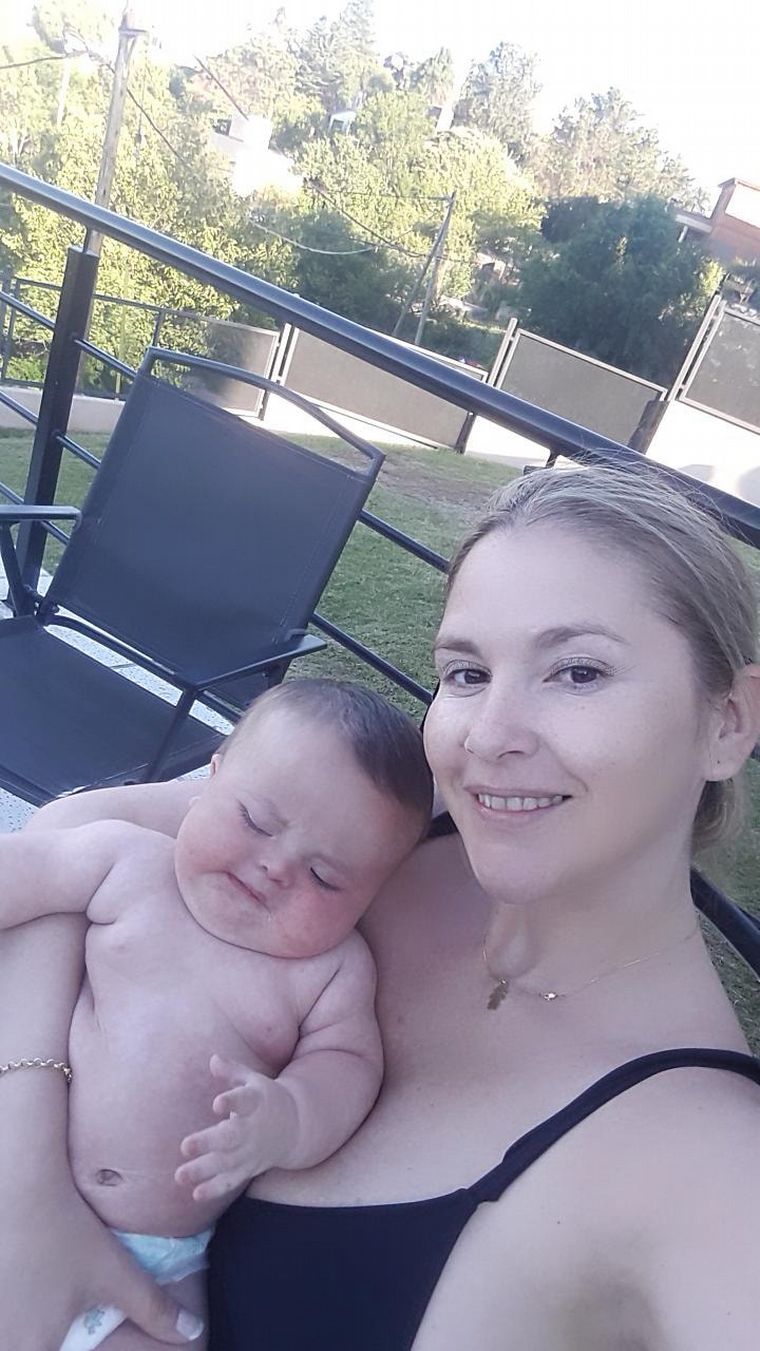 René Bertrand y su hijo Franco.