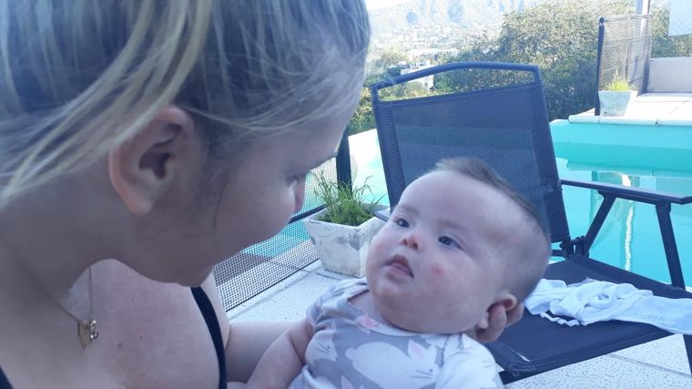 René Bertrand y su hijo Franco.