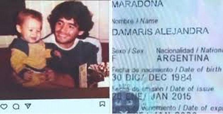 Tiene 37 años y asegura ser la primogénita de Diego Maradona