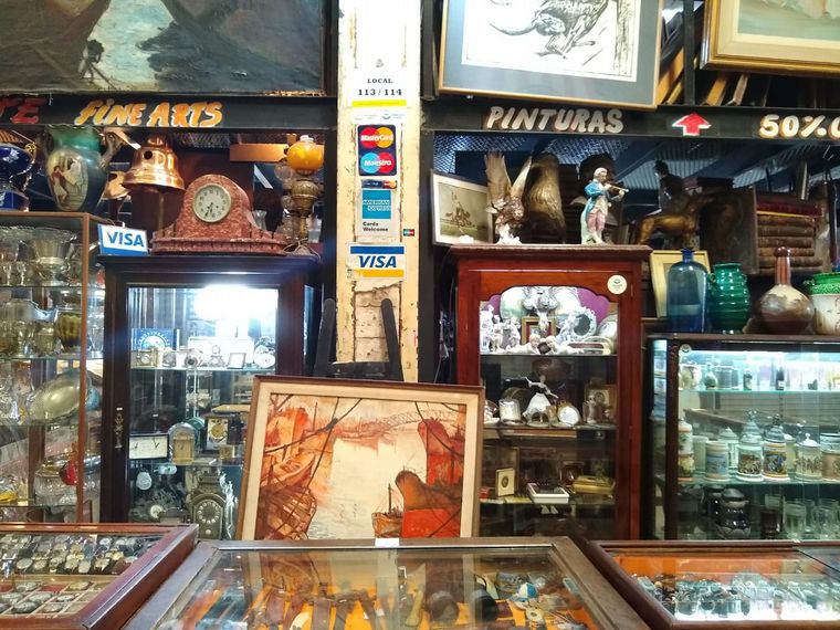 El pintoresco Mercado de San Telmo.