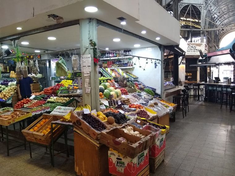 El pintoresco Mercado Central de San Telmo.