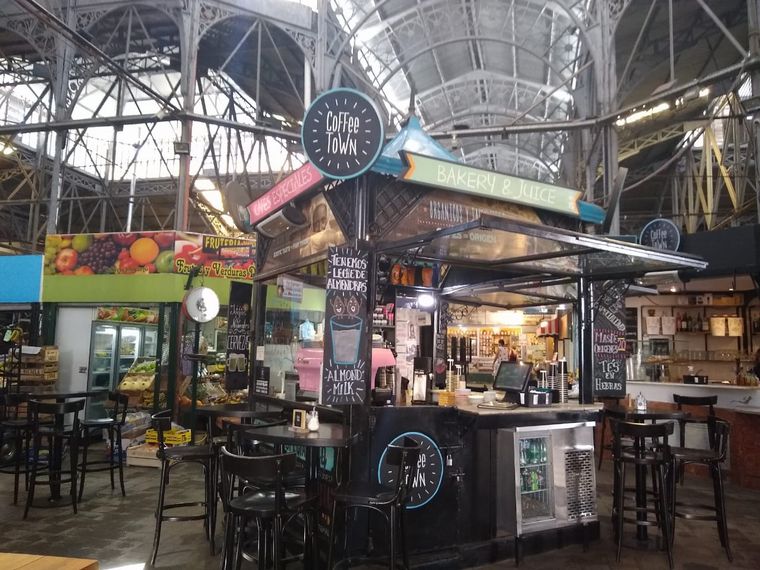 El pintoresco Mercado Central de San Telmo.