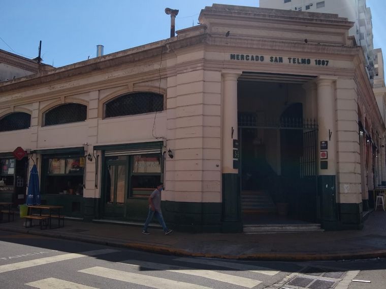 El pintoresco Mercado Central de San Telmo.