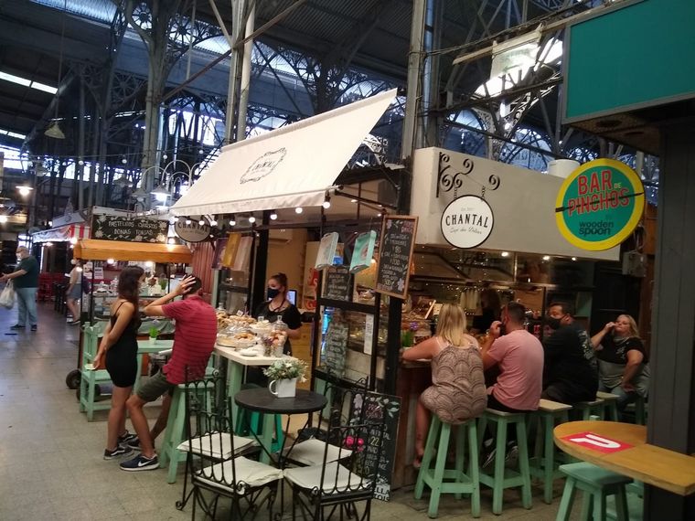 El pintoresco Mercado Central de San Telmo.