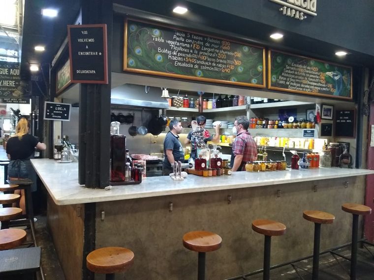 El pintoresco Mercado Central de San Telmo.