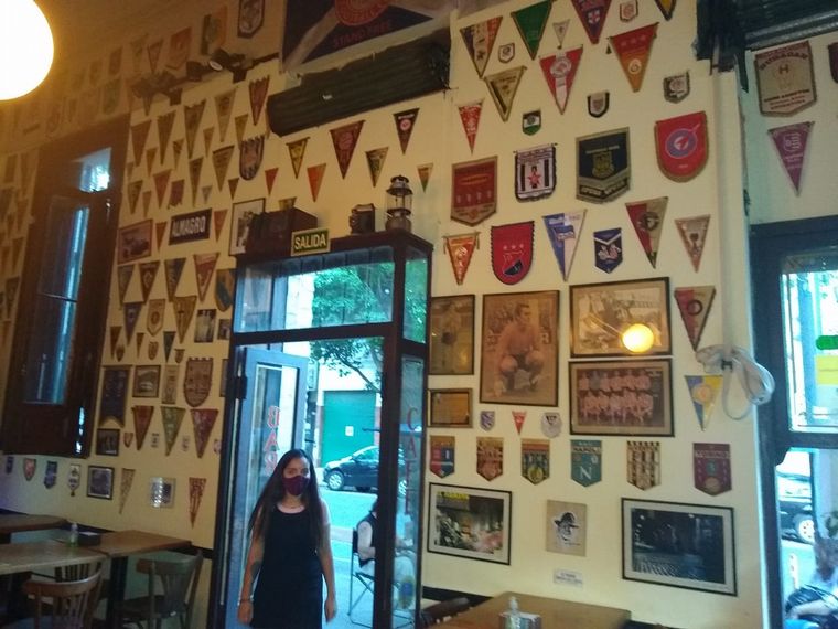 El Banderín, un café bar para fanáticos del fútbol