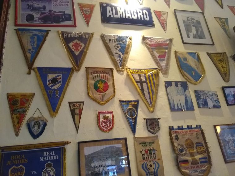 El Banderín, un café bar para fanáticos del fútbol