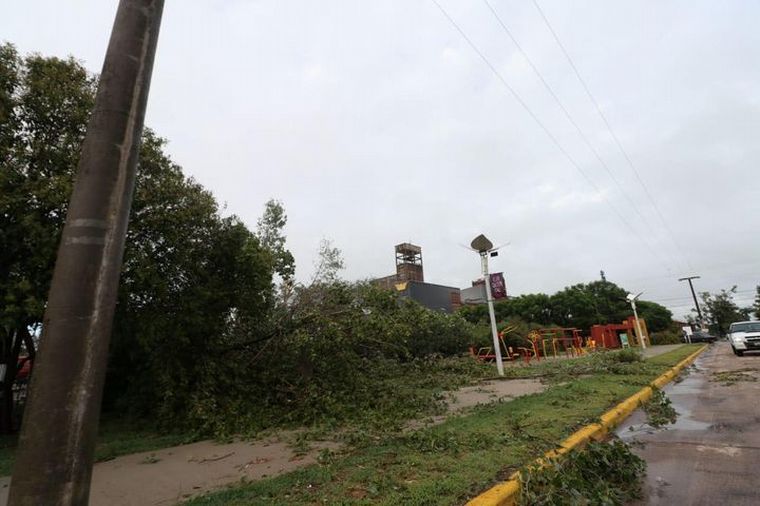 FOTO: Destrozos en Laborde tras el paso del tornado