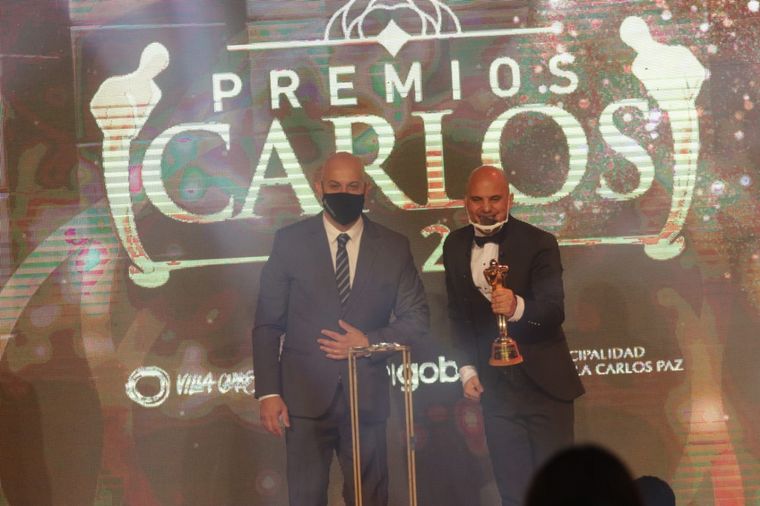 FOTO: El Arena Carlos Paz fue el escenario de la entrega de premios.