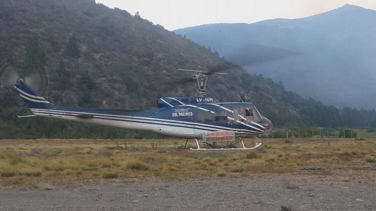 Rescatan a brigadistas cordobeses encerrados por el fuego