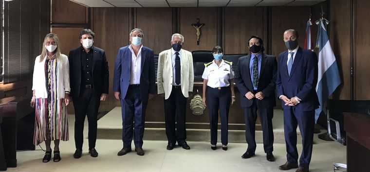Visita protocolar del ministro Mosquera a los jueces de la Cámara federal de Córdoba