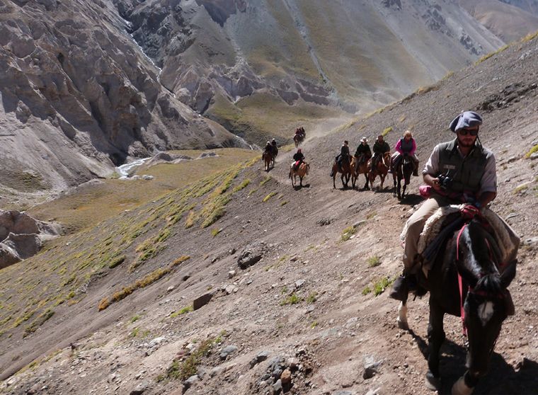 FOTO: Cruce de los Andes, recreación de una travesía histórica