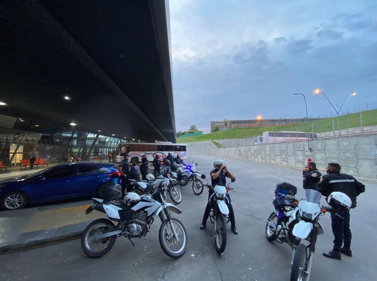 Operativo de Seguridad en la Terminal de Córdoba para los interurbanos