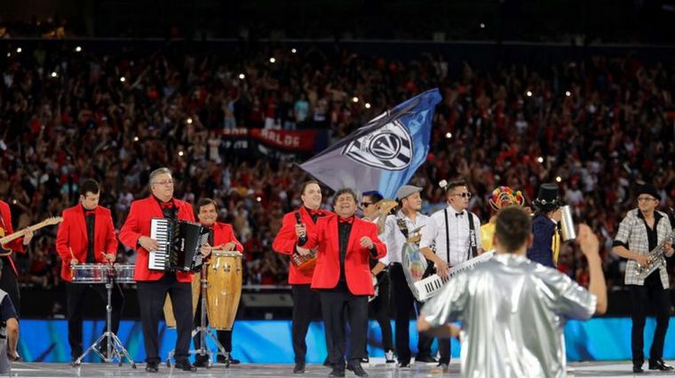Los Palmeras, en la final de la Copa Sudamericana de 2019.