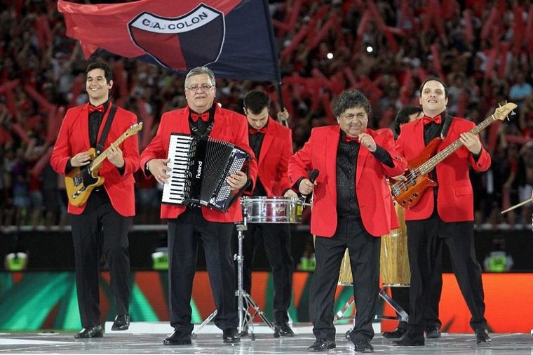 Los Palmeras, en la final de la Copa Sudamericana de 2019.