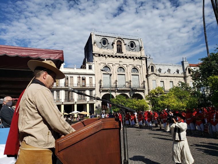 Francisco Araoz, presidente de la Agrupación Tradicionalista Güemes
