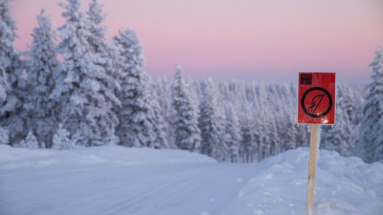 Laponia espera al rally mundial con bancos de nieve de más de un metro