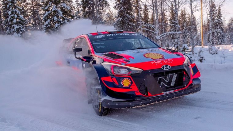 Oliver Solberg debuta en WRC con un Hyundai i20