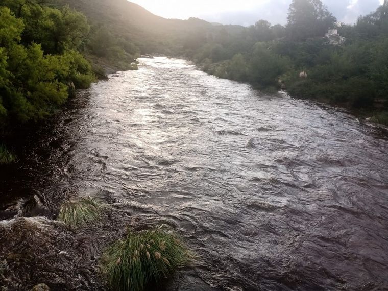 El San Antonio, el Cabalango y el Cosquín aumentaron su caudal.