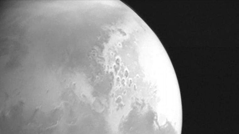 FOTO: Difunden imágenes de Marte tomadas por sonda espacial china