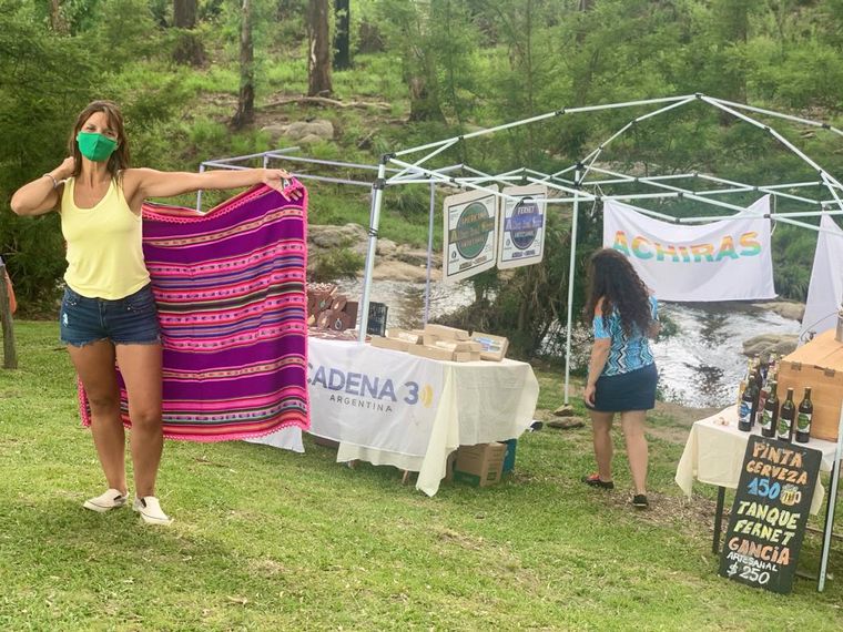 Desde el Balneario Municipal de Achiras, degustación de productos regionales