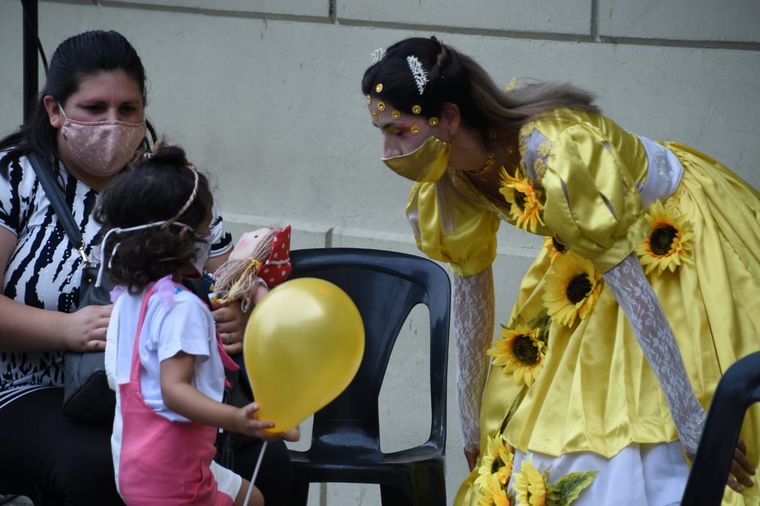 El acto se llevó adelante en la explanada del Hospital Infantil.