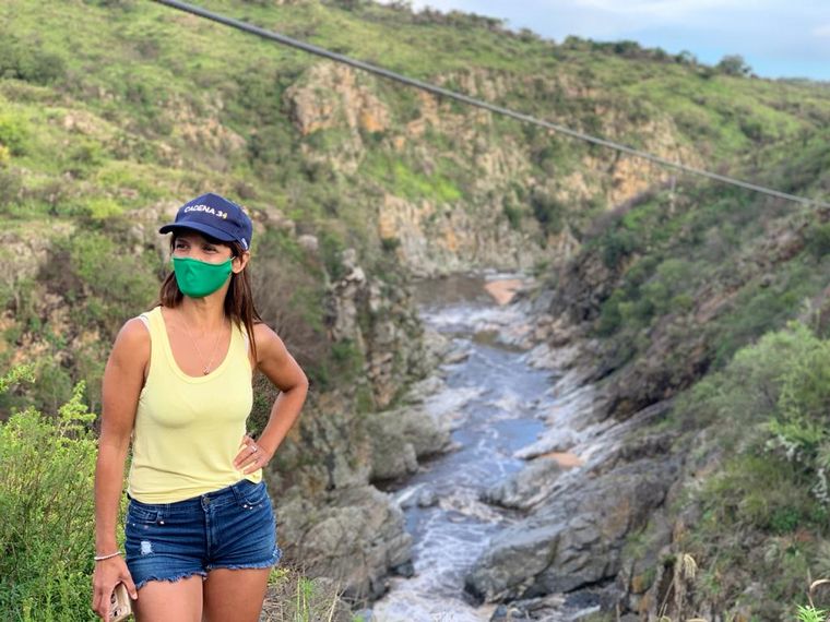 Tirolesa en Alpa Corral.