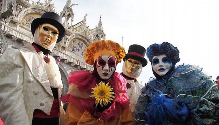 El tradicional carnaval de Venecia.