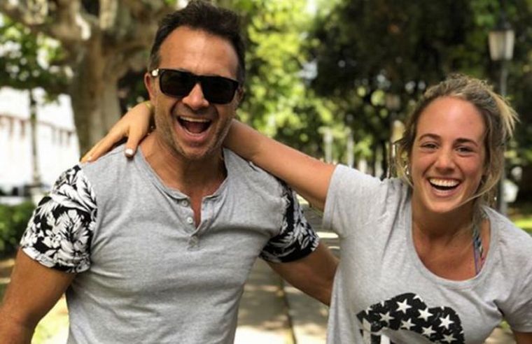 El emotivo reencuentro de Sergio Lapegüe con su hija