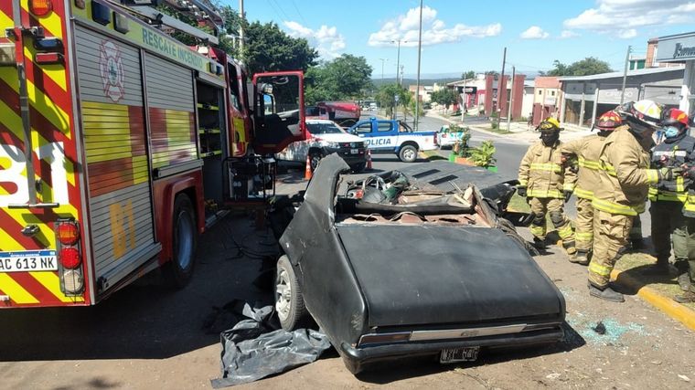 Impresionante accidente fatal en La Falda.