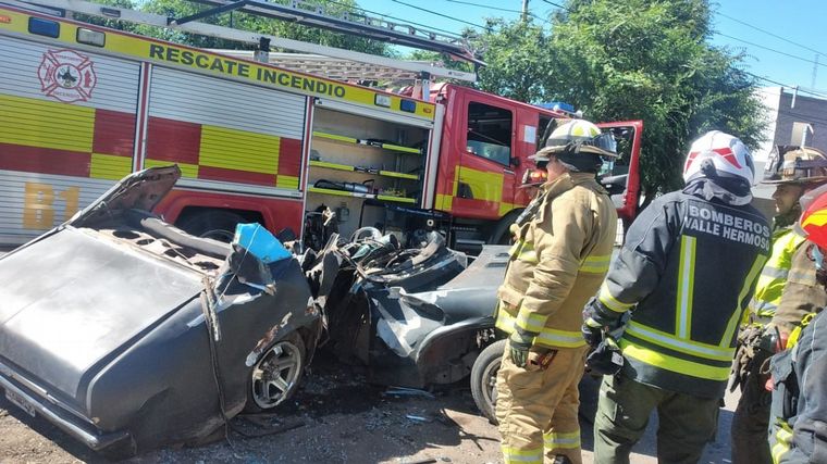 Impresionante accidente fatal en La Falda.