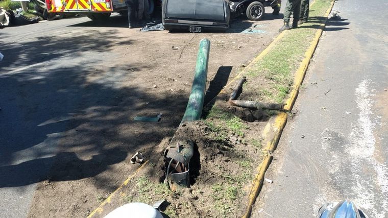 Impresionante accidente fatal en La Falda.