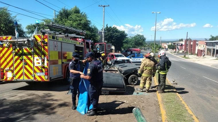 Impresionante accidente fatal en La Falda.