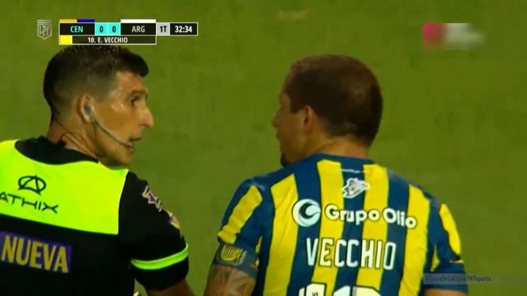 Vecchio le espetó su fortuna a Andrés Merlos.