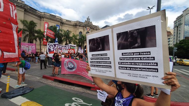 Marcha para pedir justicia por el crimen de Ivana Módica.