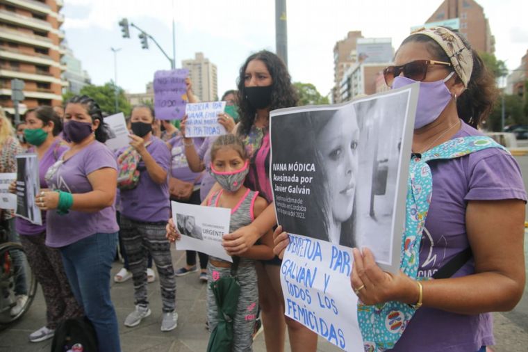Marcha para pedir justicia por el crimen de Ivana Módica