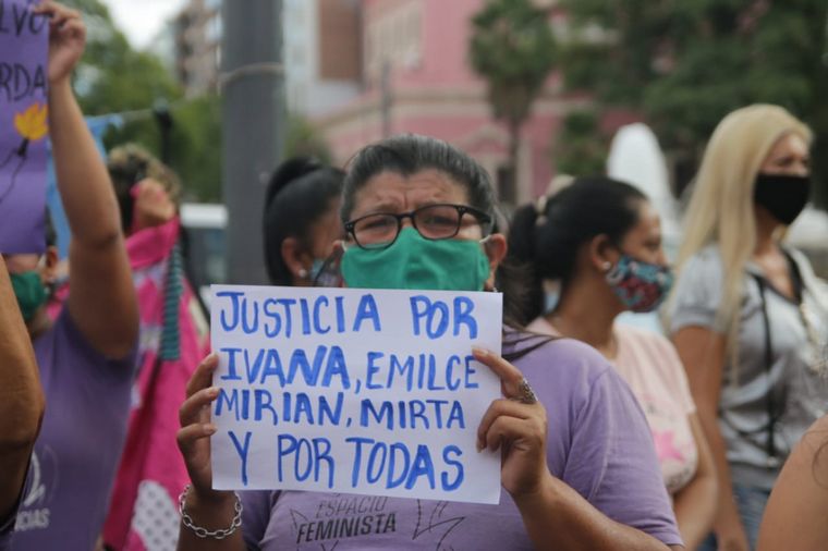 Marcha para pedir justicia por el crimen de Ivana Módica