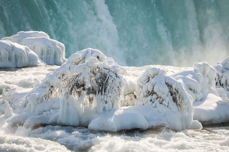 FOTO: Increíbles imágenes de las Cataratas del Niágara convertidas en hielo (Foto: Reuters)